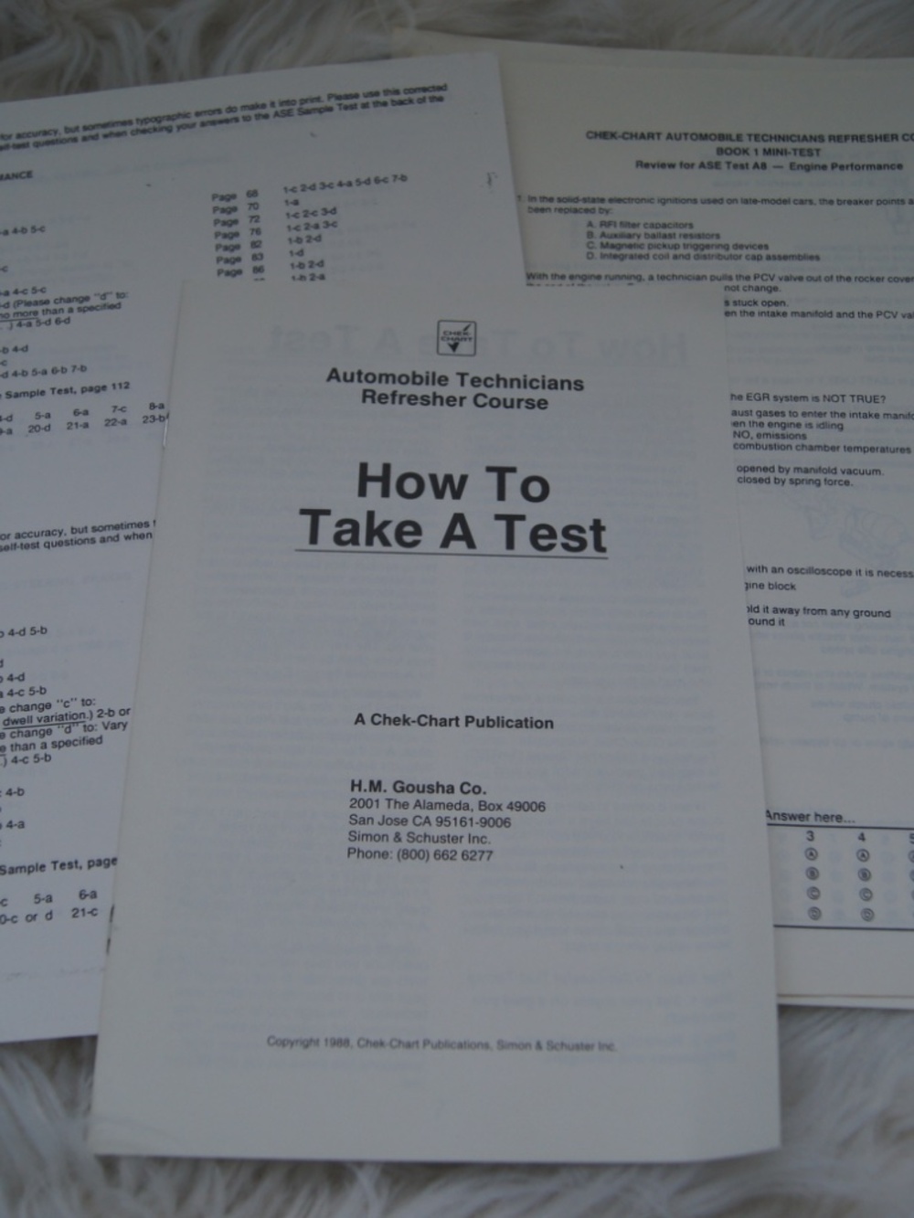 Automobile Technicians Refresher Course Books & Cassettes 1988 Complete Album - Picture 3 of 14